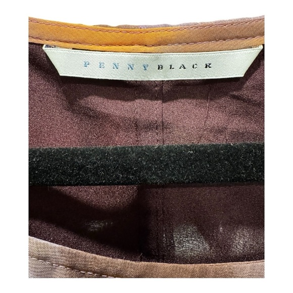 🌅 Pennyblack Made in Italy Asymmetrical Watercolor Print Dress | Size 10 (IT 44) - Picture 5 of 6